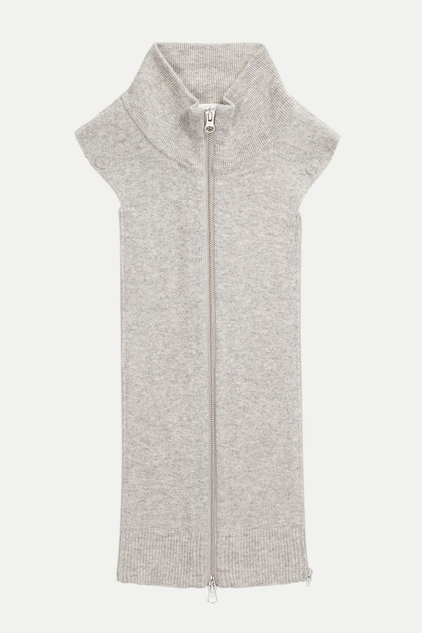 Veronica Beard Uptown Merino Wool-Cashmere Dickey