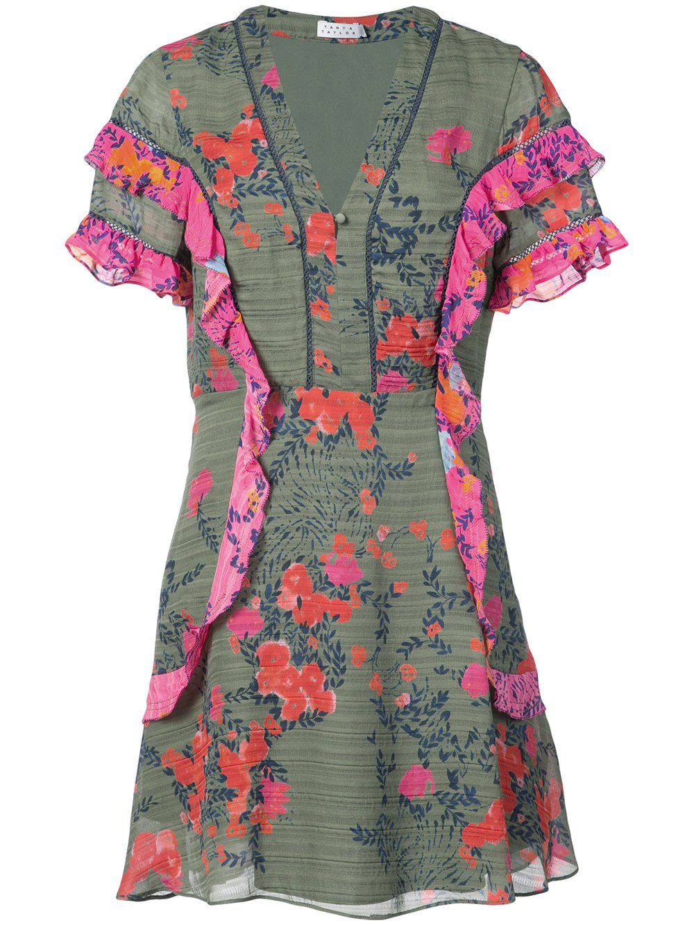 strapless open back dress TANYA TAYLOR