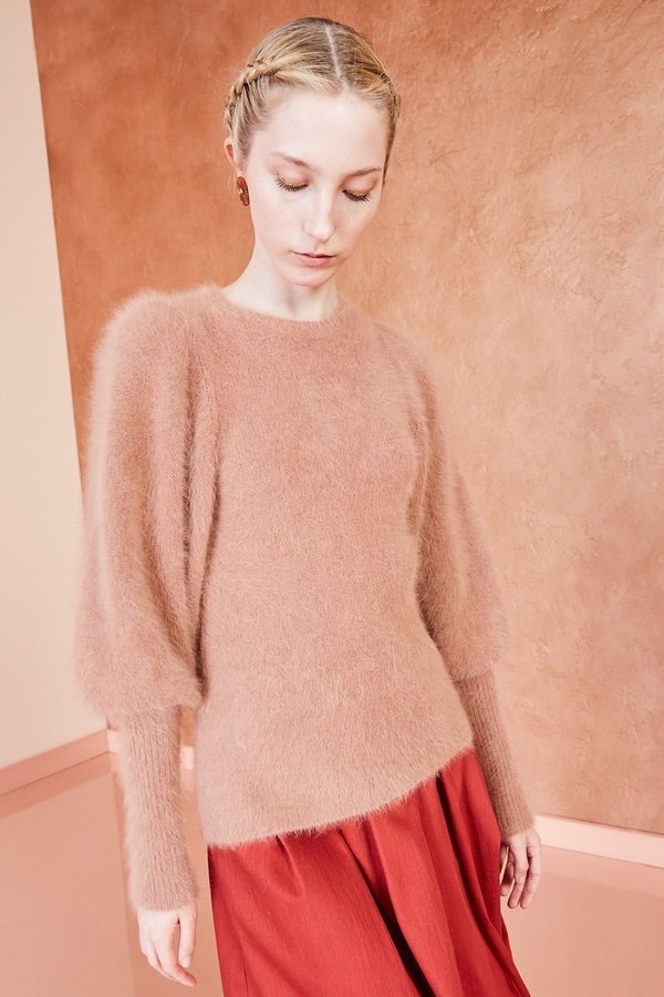 Ulla Johnson Labelle Pullover w/ Balloon Sleeve on Garmentory