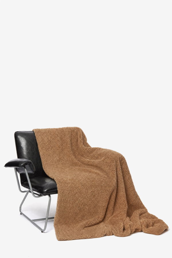 APPARIS Brady Bouclette Blanket - Camel