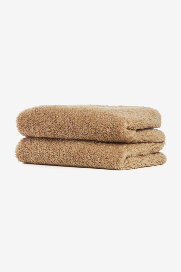 APPARIS Brady Bouclette Blanket - Camel