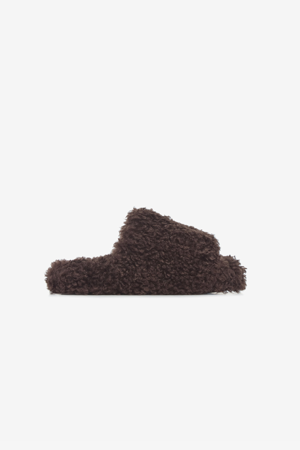 APPARIS Dillon Bouclette Slide - Brown
