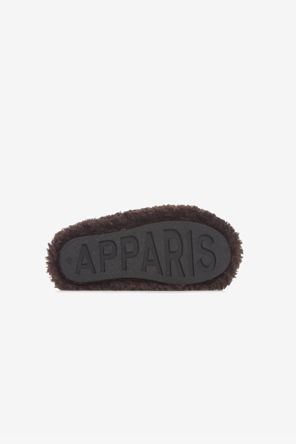 APPARIS Dillon Bouclette Slide - Brown