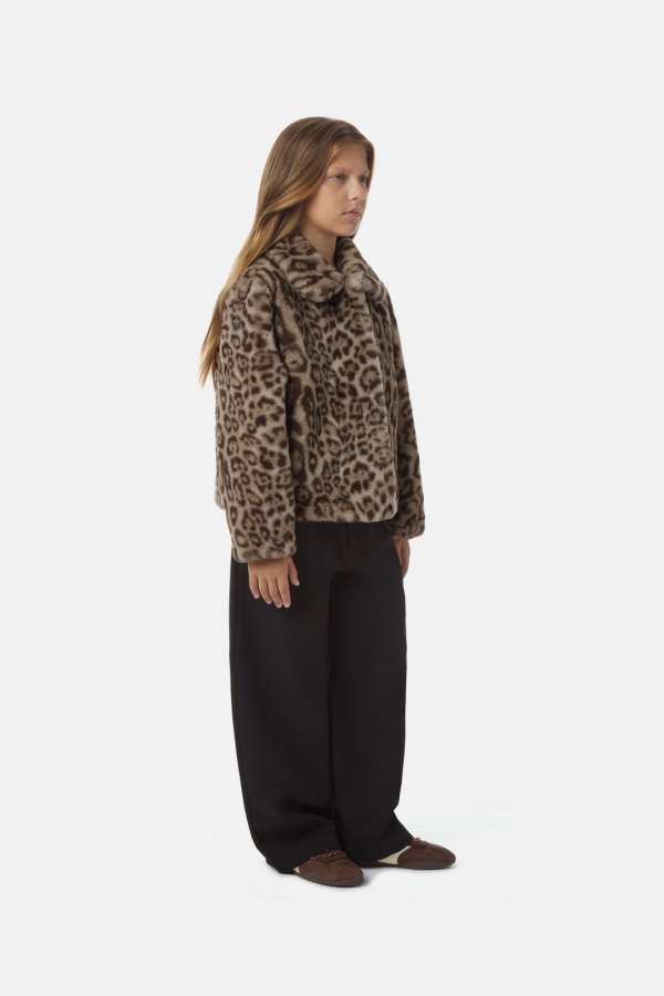 KIDS APPARIS Elis Leopard Coat