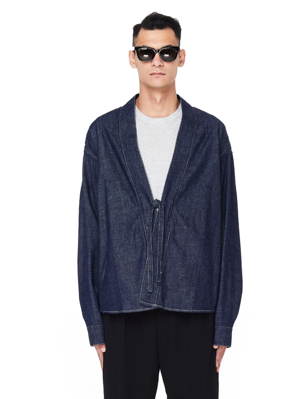 Visvim Denim Kimono Shirt - Blue 