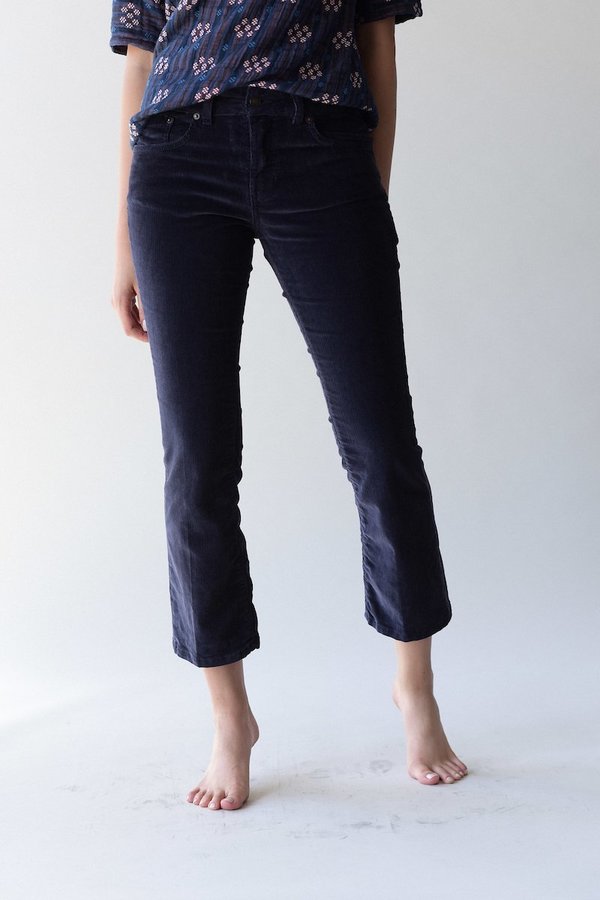 6397 Mini Kick Navy Cord Jeans Navy Garmentory