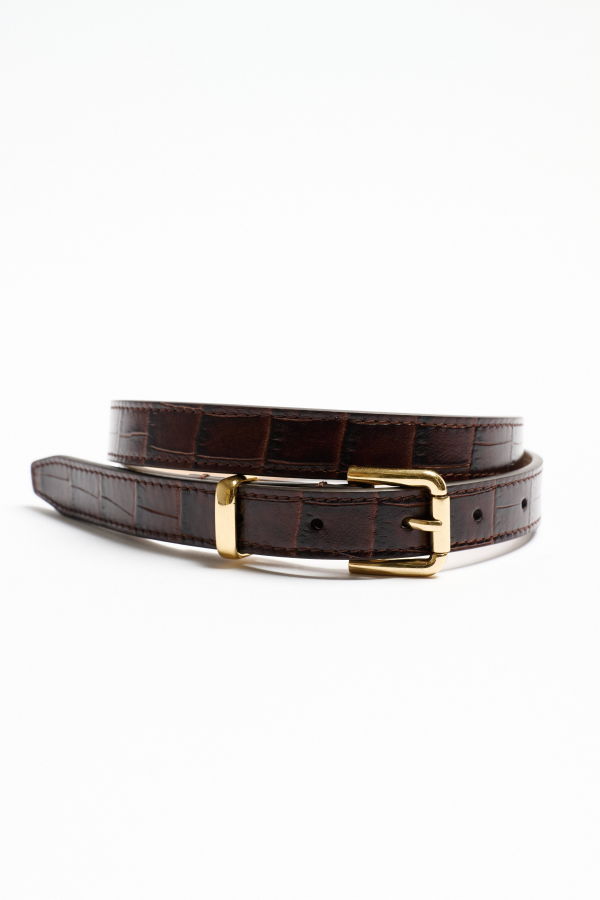 Jamie Haller The Slim Bar Belt - Oxblood
