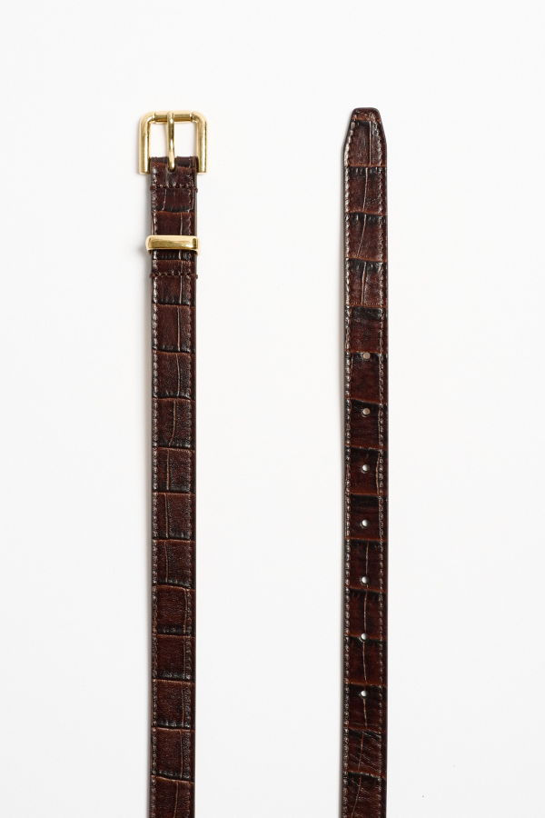 Jamie Haller The Slim Bar Belt - Oxblood