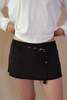 Geel Belted Aria Mini Skort - Black - Thumbnail 1