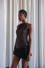 Geel Belted Aria Mini Skort - Black - Thumbnail 7