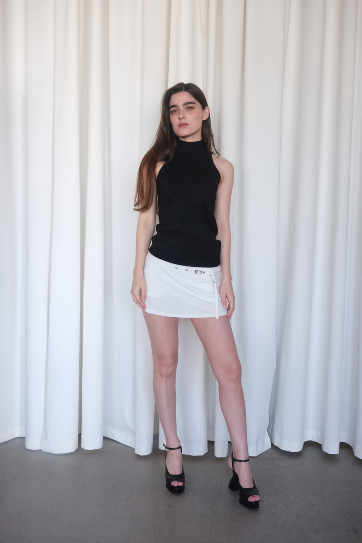 Geel Belted Aria Mini Skort - Black - Image 10 of 13