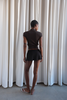 Geel Belted Aria Mini Skort - Black - Thumbnail 11