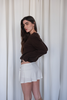 Geel Belted Aria Mini Skort - Black - Thumbnail 12