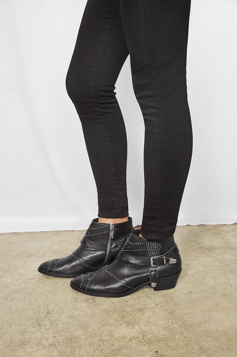 Anine Bing Bianca Boots Black/Silver Garmentory