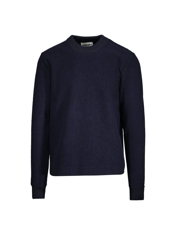 Sefr Sefr Leth Sweater - Dark Navy | Garmentory