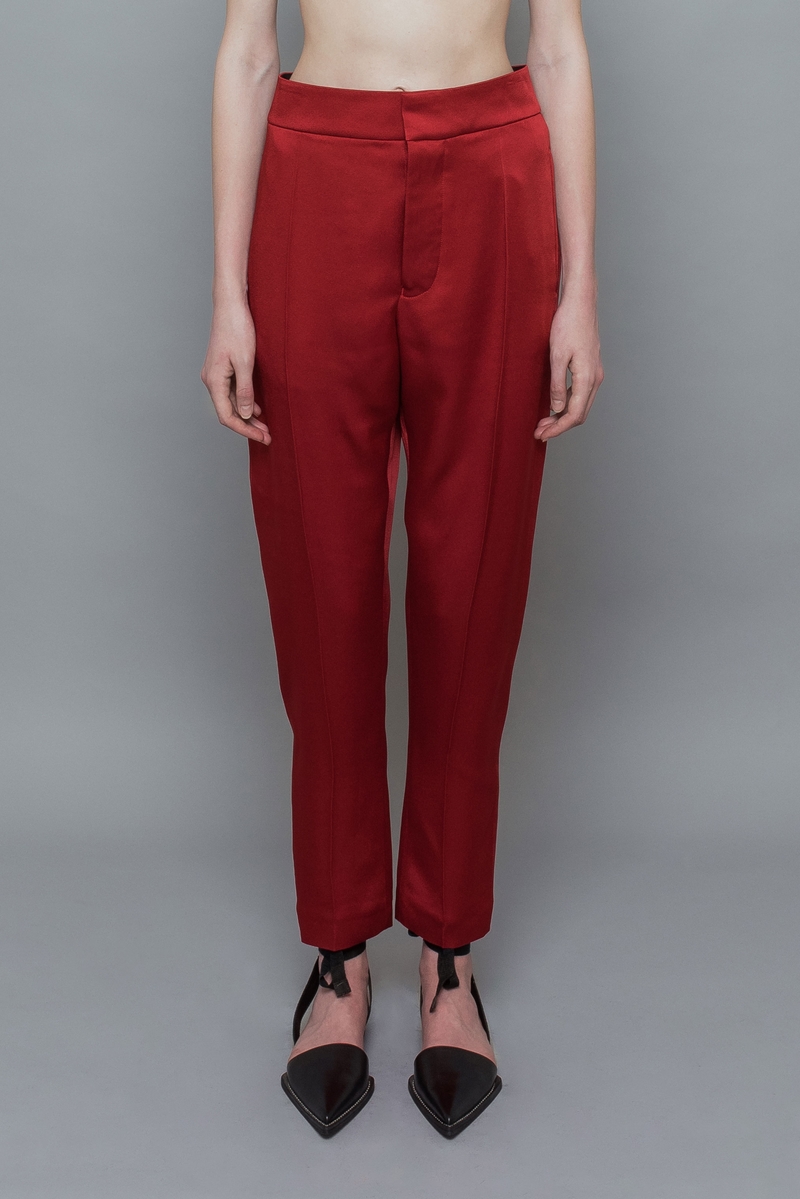Haider Ackermann - Haider Ackermann シルク ドット刺繍 タック