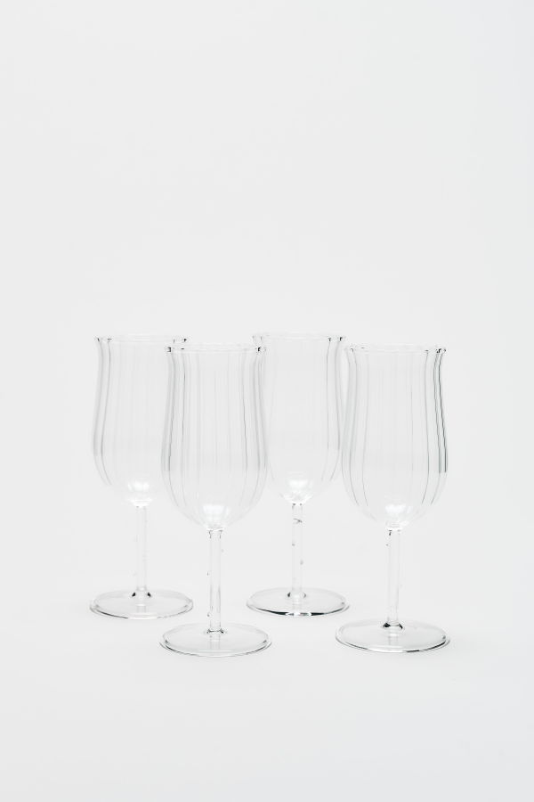 Sophie Lou Jacobsen Tulip Wine Glass Set - Clear