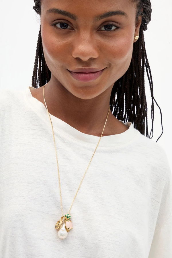 Clare V. Margaux Charm Necklace