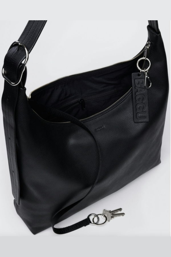 BAGGU Leather Shoulder Bag