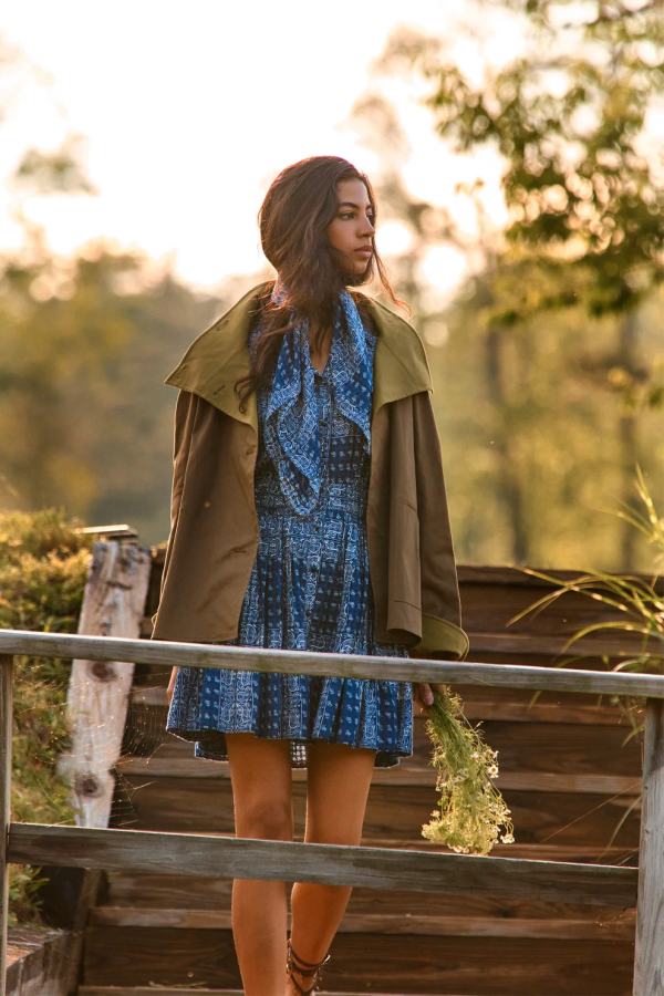 Hunter Bell Howell Cropped Trench Coat