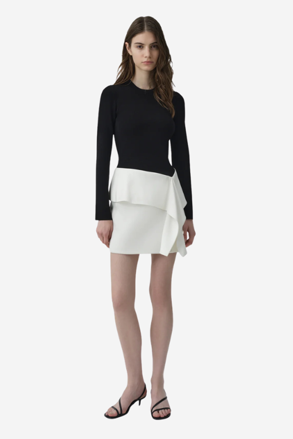 Jonathan Simkhai Noel Mini Dress - Black Multi