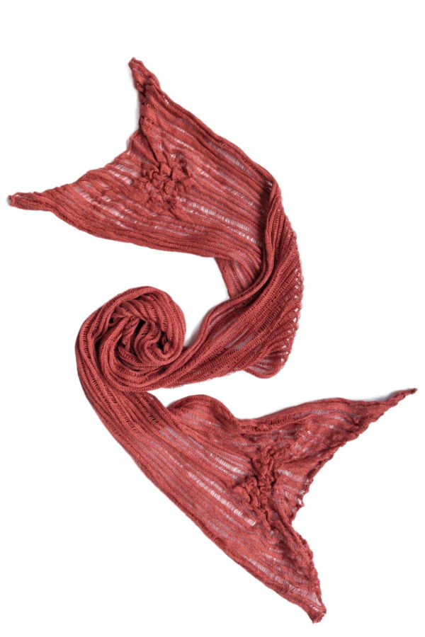 heyzoemay Linen Scarf - Coral