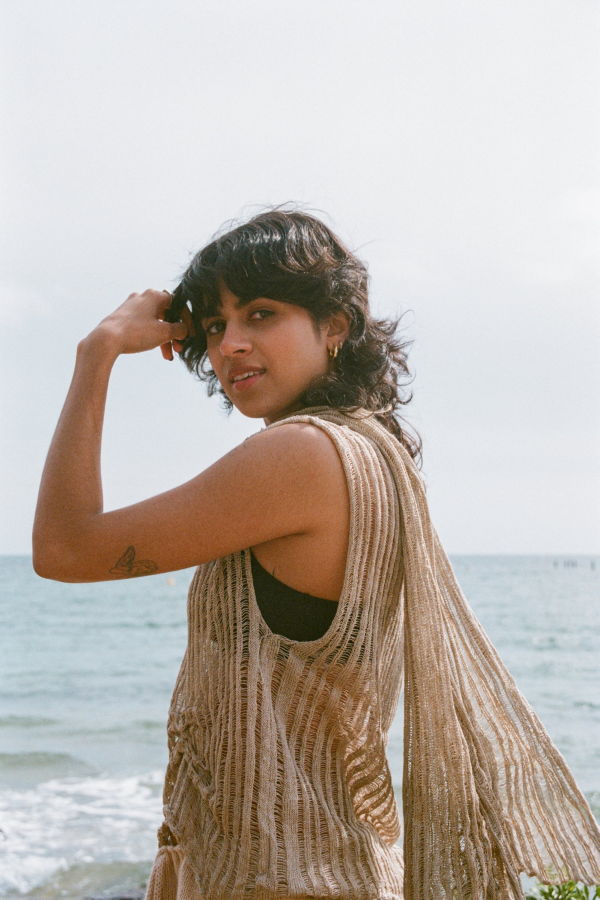 heyzoemay Roan Linen Scarf - Undyed