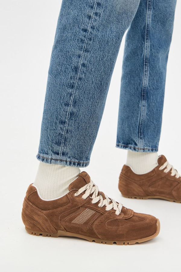 Alohas Tb.56 Suede Leather Sneakers - Suede Brown Leather