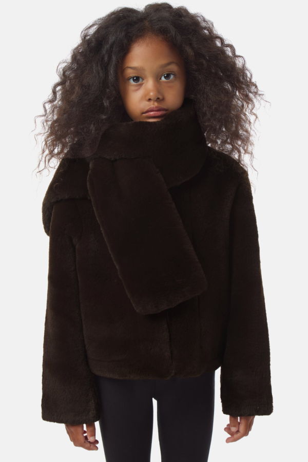 KIDS APPARIS Kai Kids Scarf - Espresso
