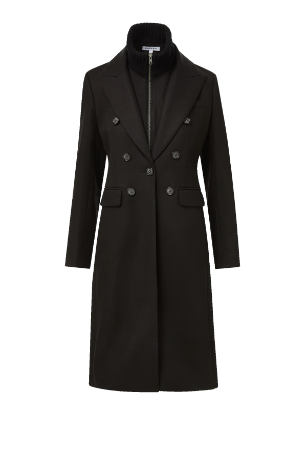 Veronica Beard Stryder Dickey Coat - Black