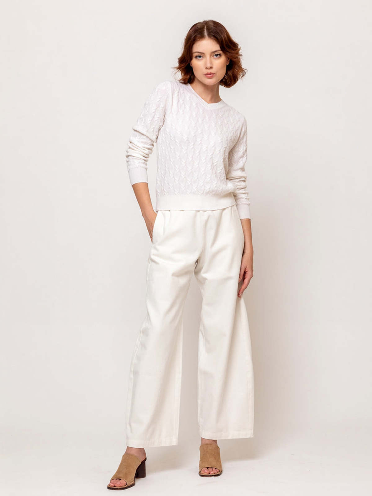 Labo.Art Panta Chiaro Brushed Twill Pant - Image 3 of 6