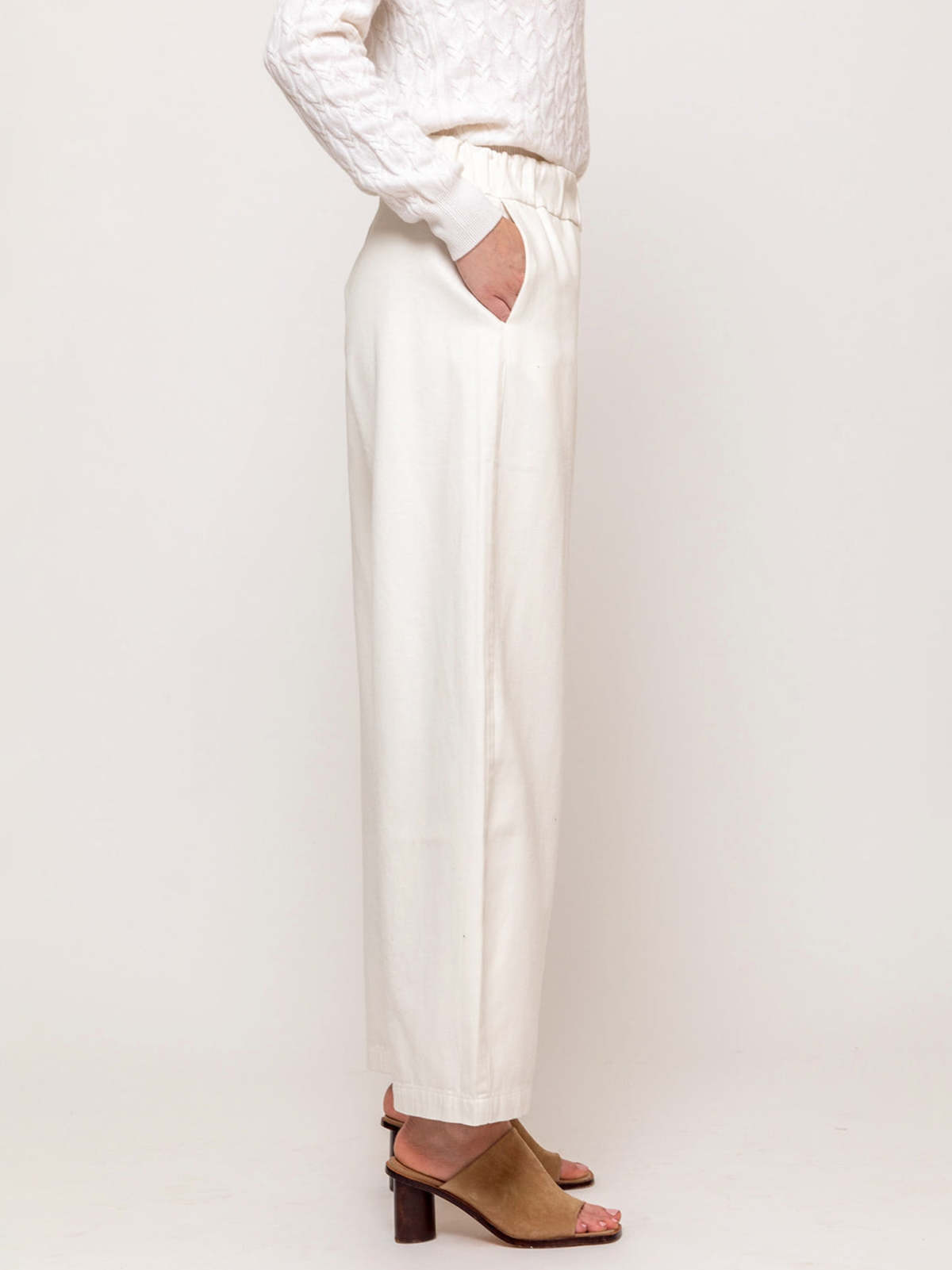 Labo.Art Panta Chiaro Brushed Twill Pant - Image 4 of 6