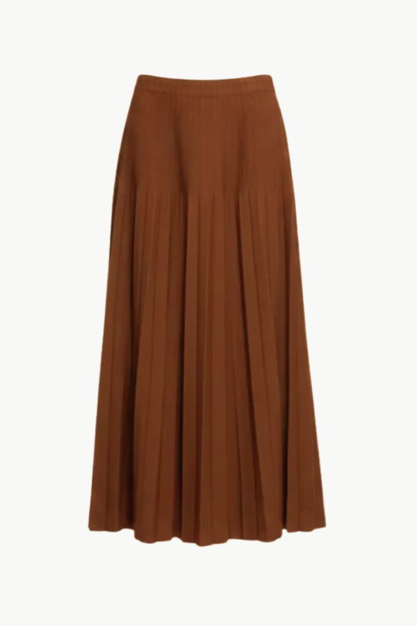 Staud Lena Skirt - Cigar