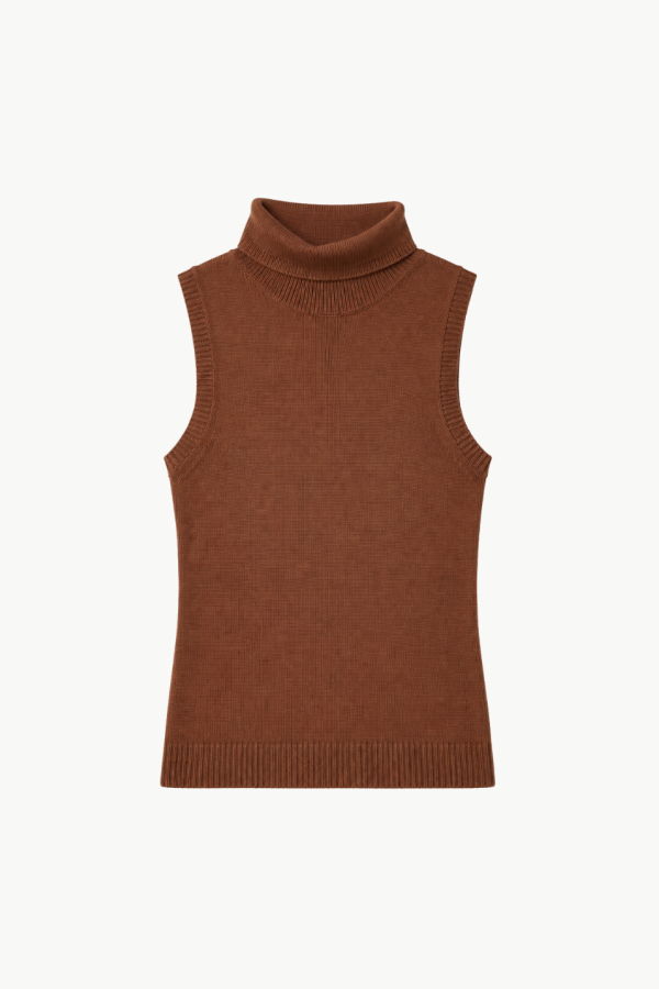 Staud Montclair Top Sweater - Cigar