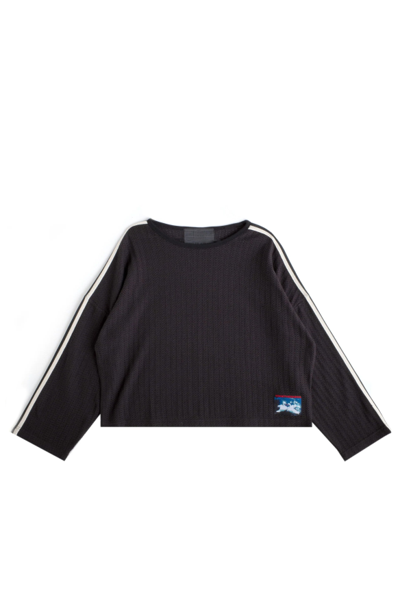 Jungles Panel Cropped Knit Top