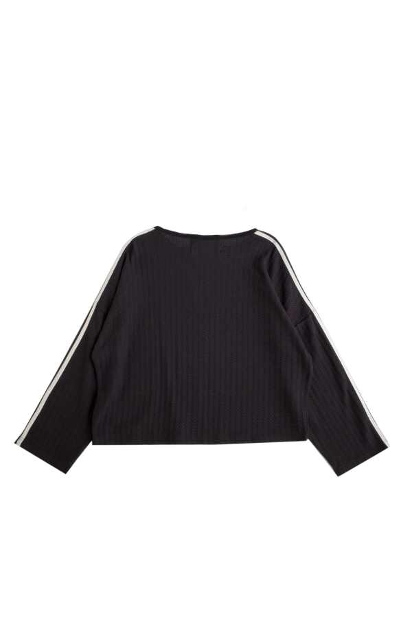 Jungles Panel Cropped Knit Top