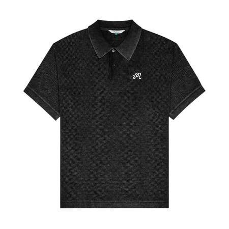 MALBON GOLF Cooper Polo - Black | Garmentory