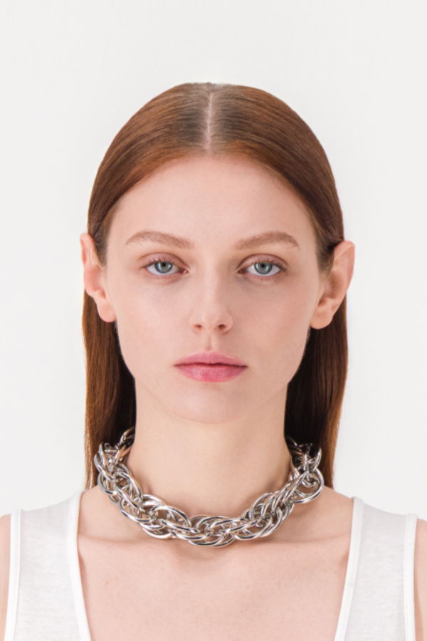 Justine Clenquet Cara XL Choker - Silver