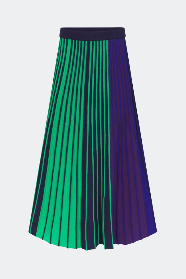 Simon Miller Celia Knit Skirt - Cool Tone Rib