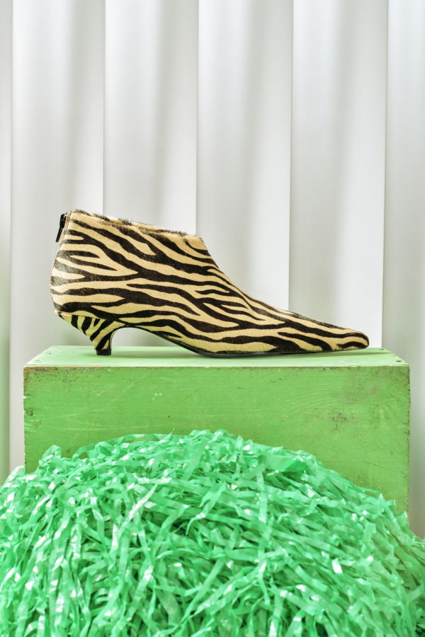 Simon Miller Haircalf Arrow Boot - Brown Zebra