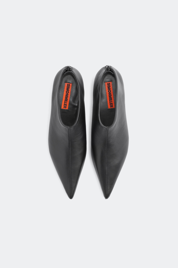Simon Miller Leather Arrow Boot - Black