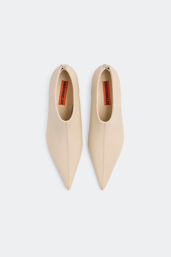 Simon Miller Leather Arrow Boot - Macadamia