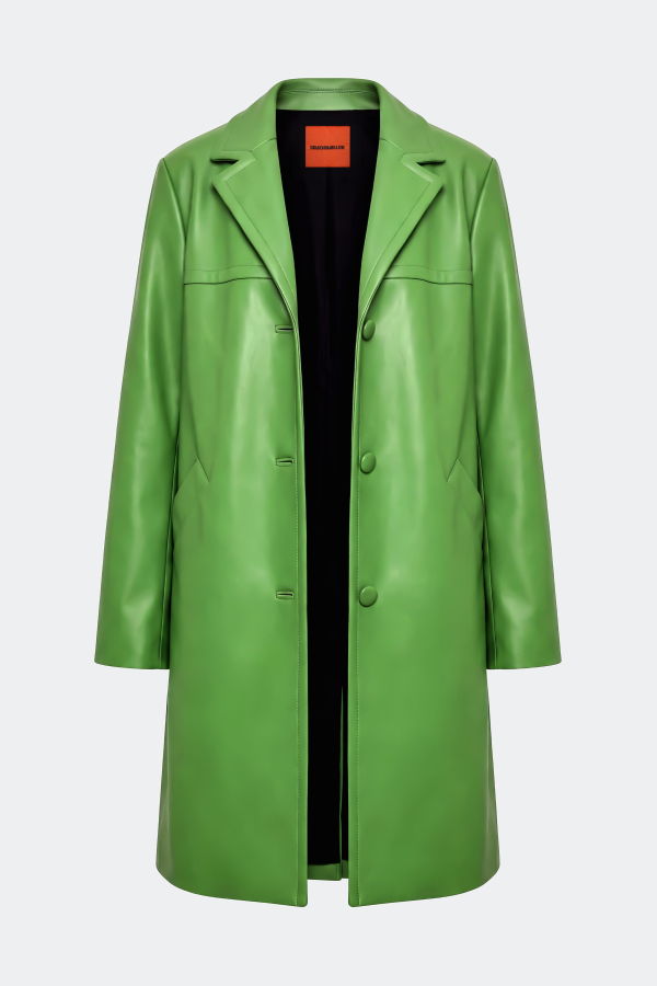 Simon Miller Margot Vegan Leather Jacket - Matcha
