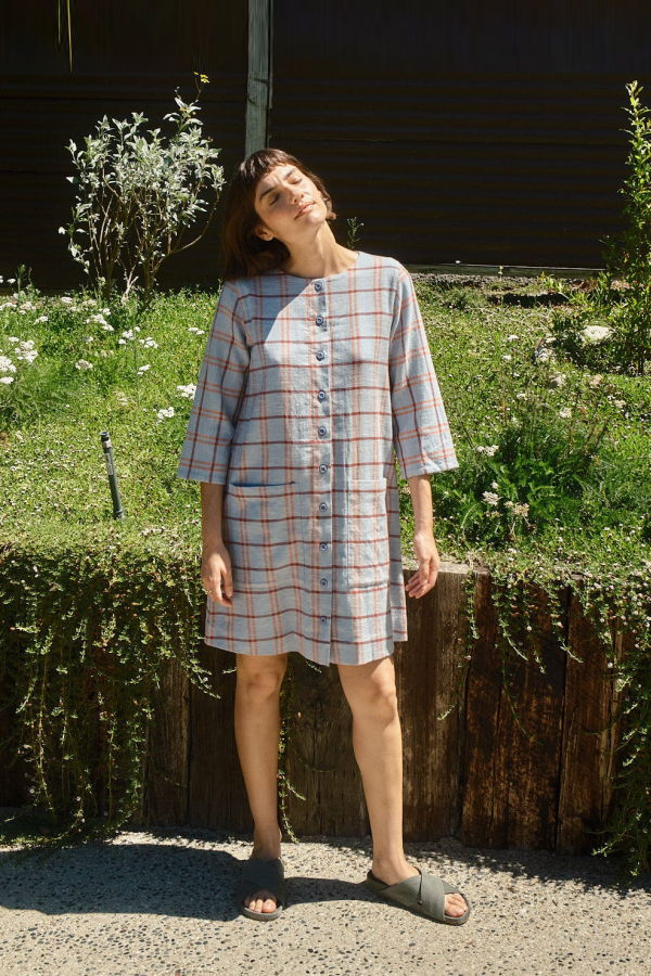 Ace & Jig Whit Shift Dress - Eyeshadow