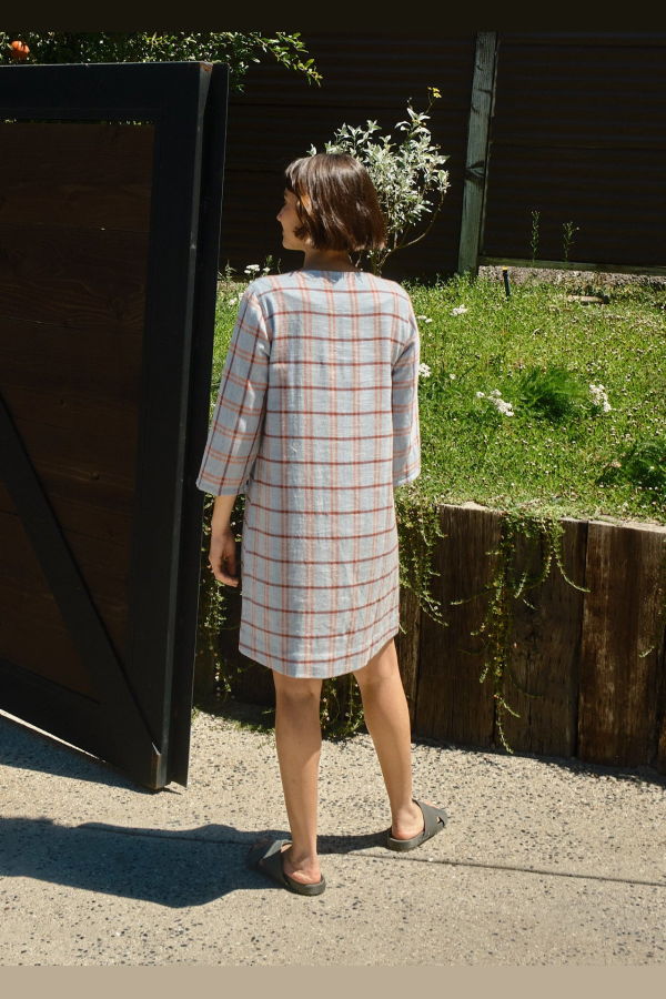 Ace & Jig Whit Shift Dress - Eyeshadow