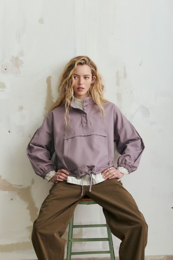 Eve Gravel Smoke Jacket