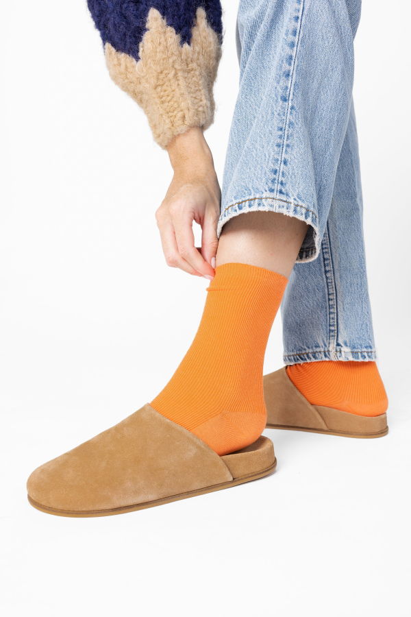 INTENTIONALLY __________. Agatha Suede Slip On Mule
