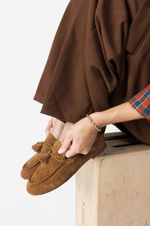 INTENTIONALLY __________. Patna Tassel Moccasin Loafer