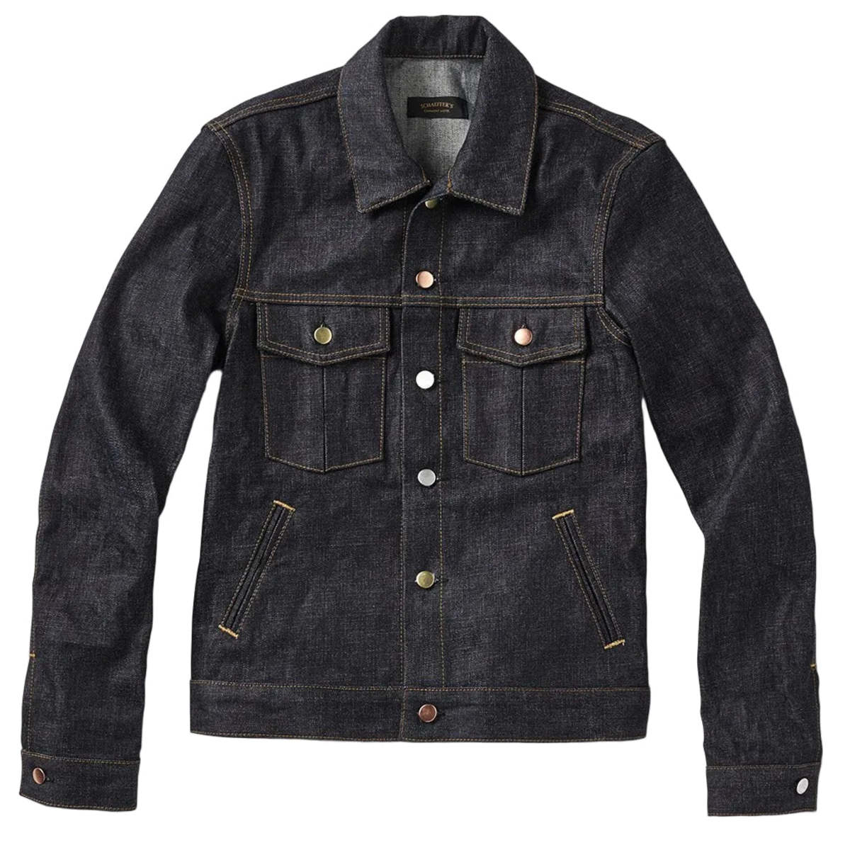 SCHAEFFER'S GARMENT HOTEL Rope Indigo Jacket - Image 1 of 4
