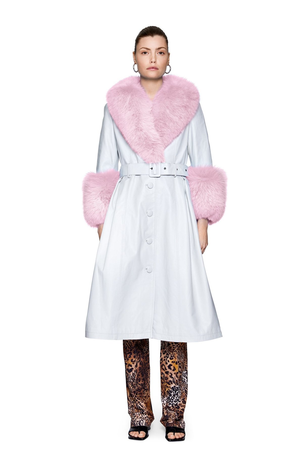 Saks Potts Foxy Coat - Rose | Garmentory